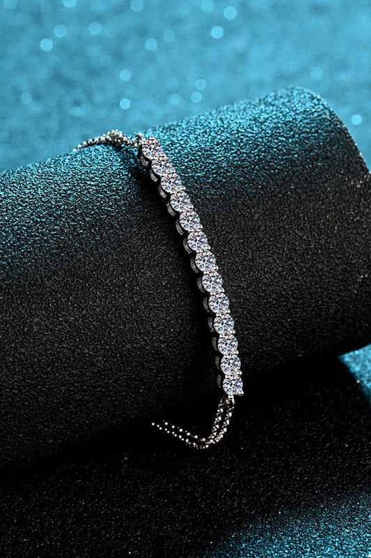 1.3 Carat Moissanite Love Strings Bracelet