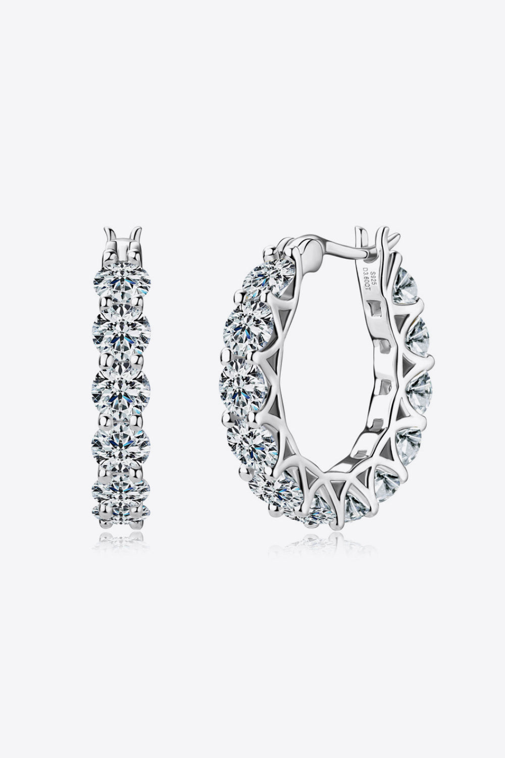 7.2 Carat Moissanite Everyday Earrings