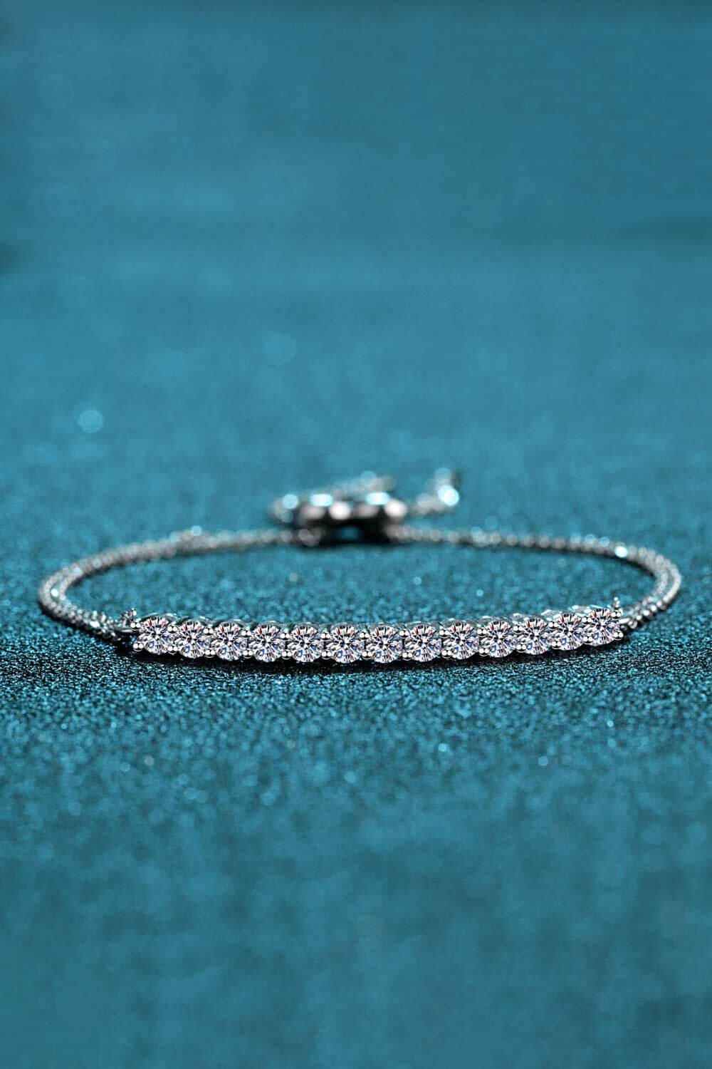 1.3 Carat Moissanite Love Strings Bracelet