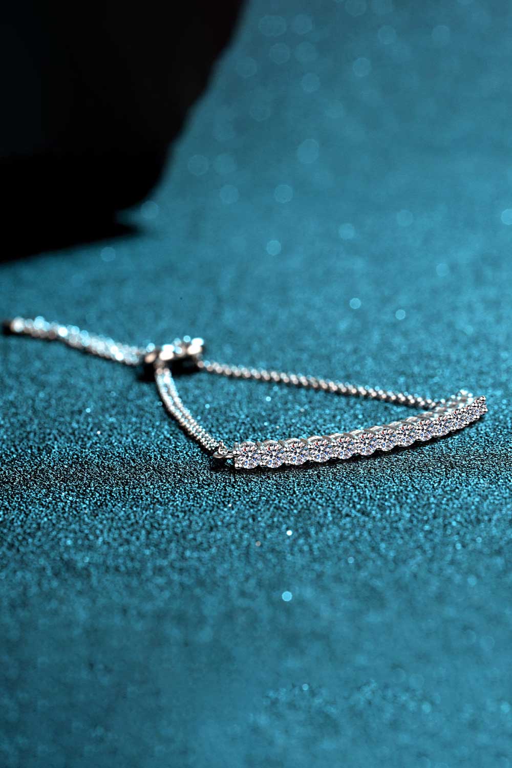 1.3 Carat Moissanite Love Strings Bracelet