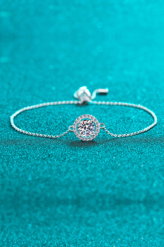 1 Carat Moissanite Rope Bracelet