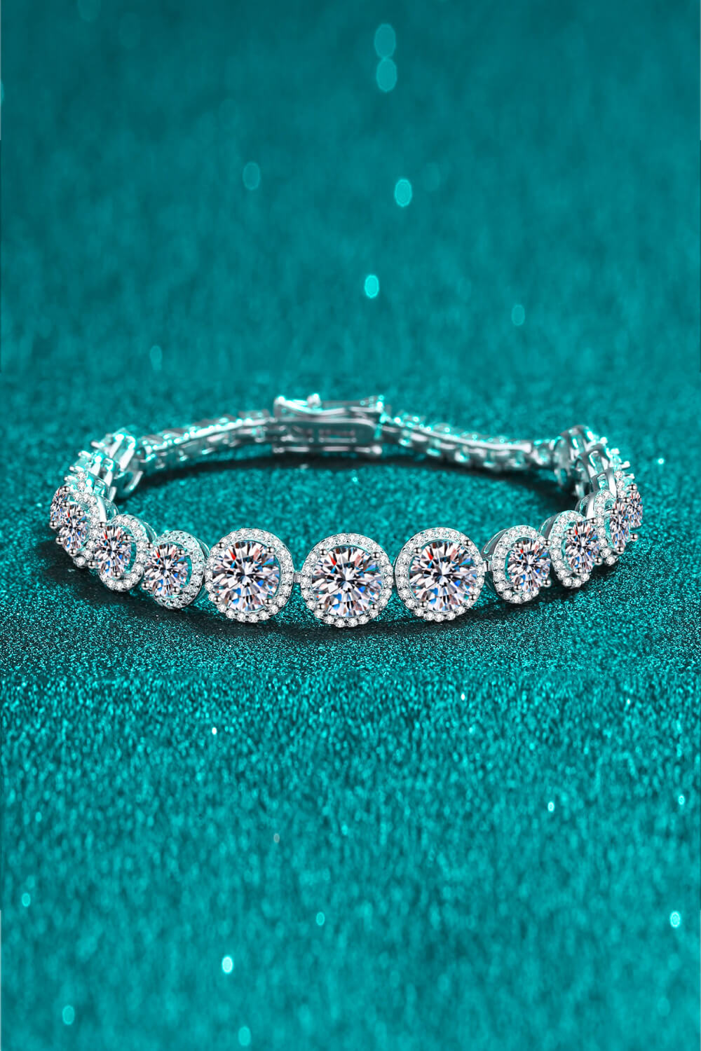 10.4 Carat Moissanite Elegant Bracelet