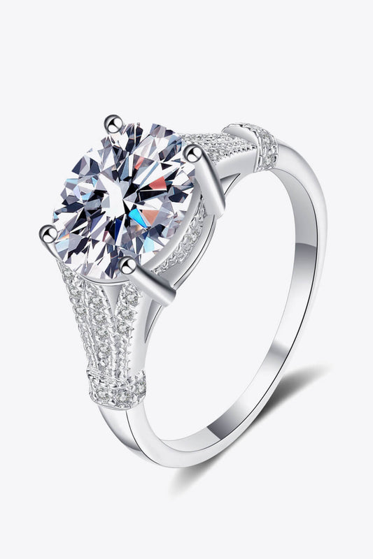 3 Carat Moissanite Unpredictable Ring