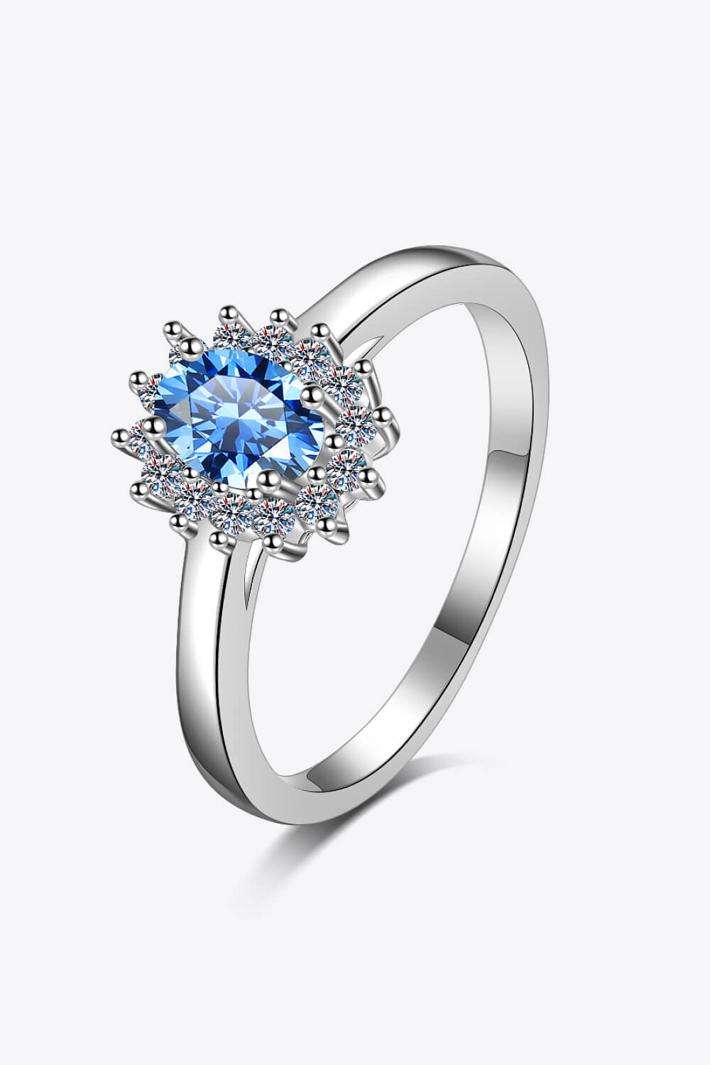 Ocean Moissanite Ring