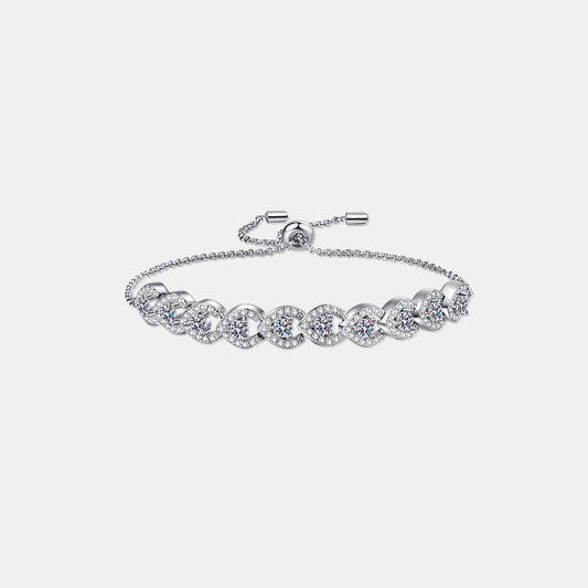 1 Carat Moissanite Lasso Love Bracelet