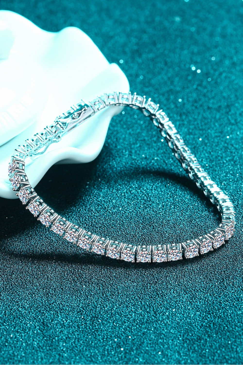 4.9 Carat Moissanite Tennis Bracelet