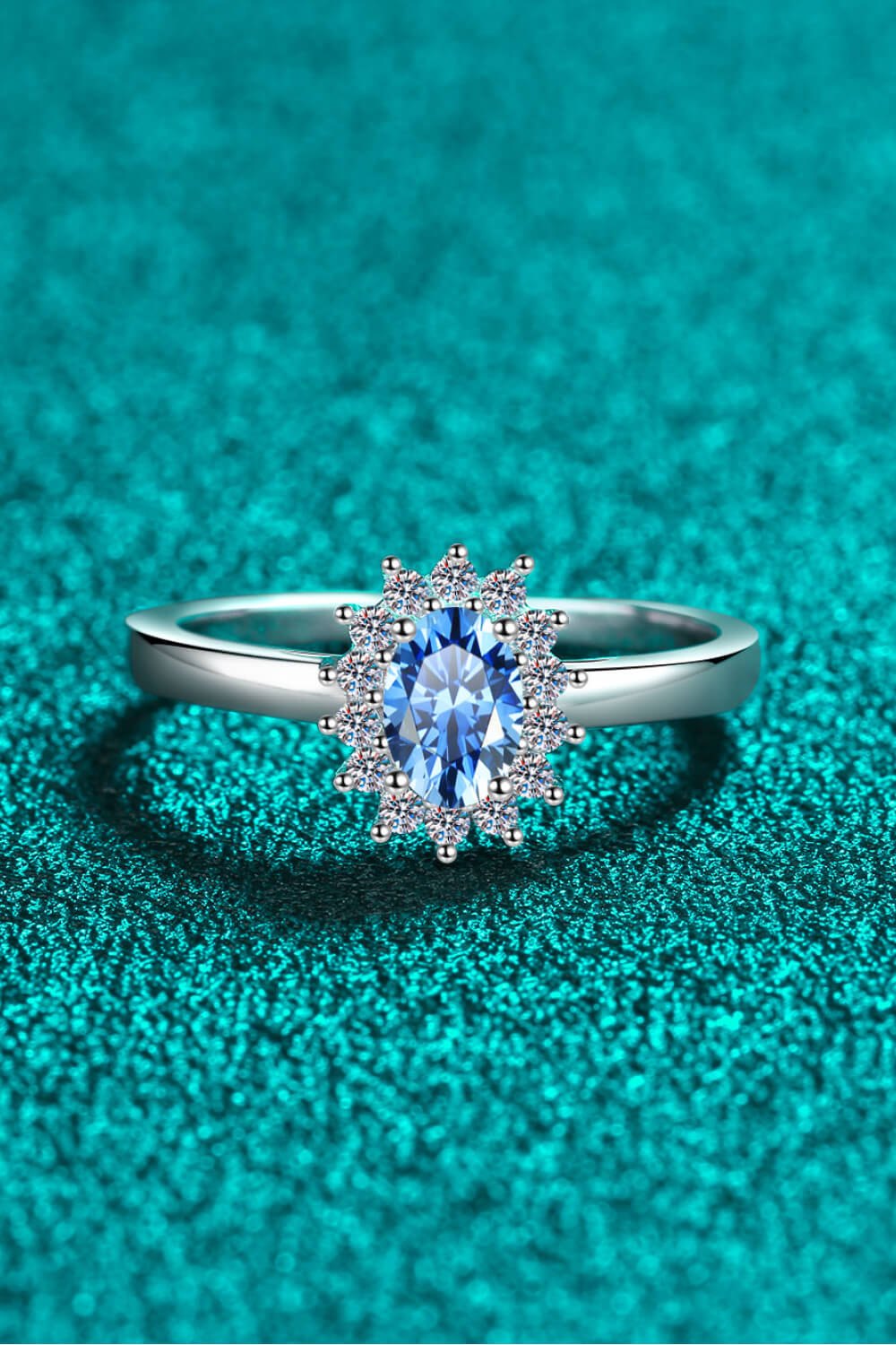 Ocean Moissanite Ring