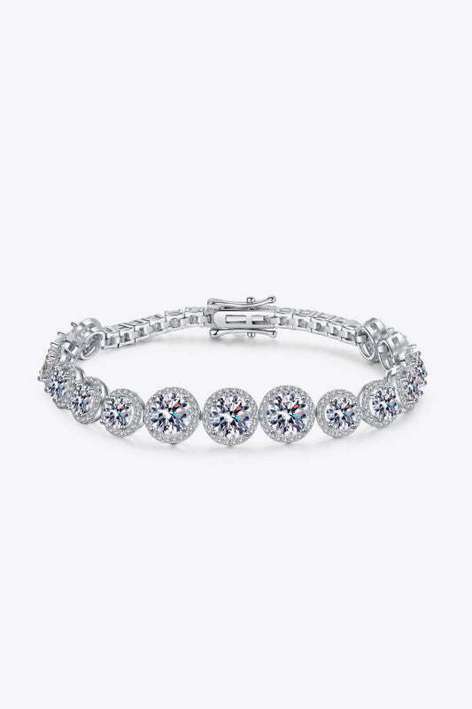 10.4 Carat Moissanite Elegant Bracelet