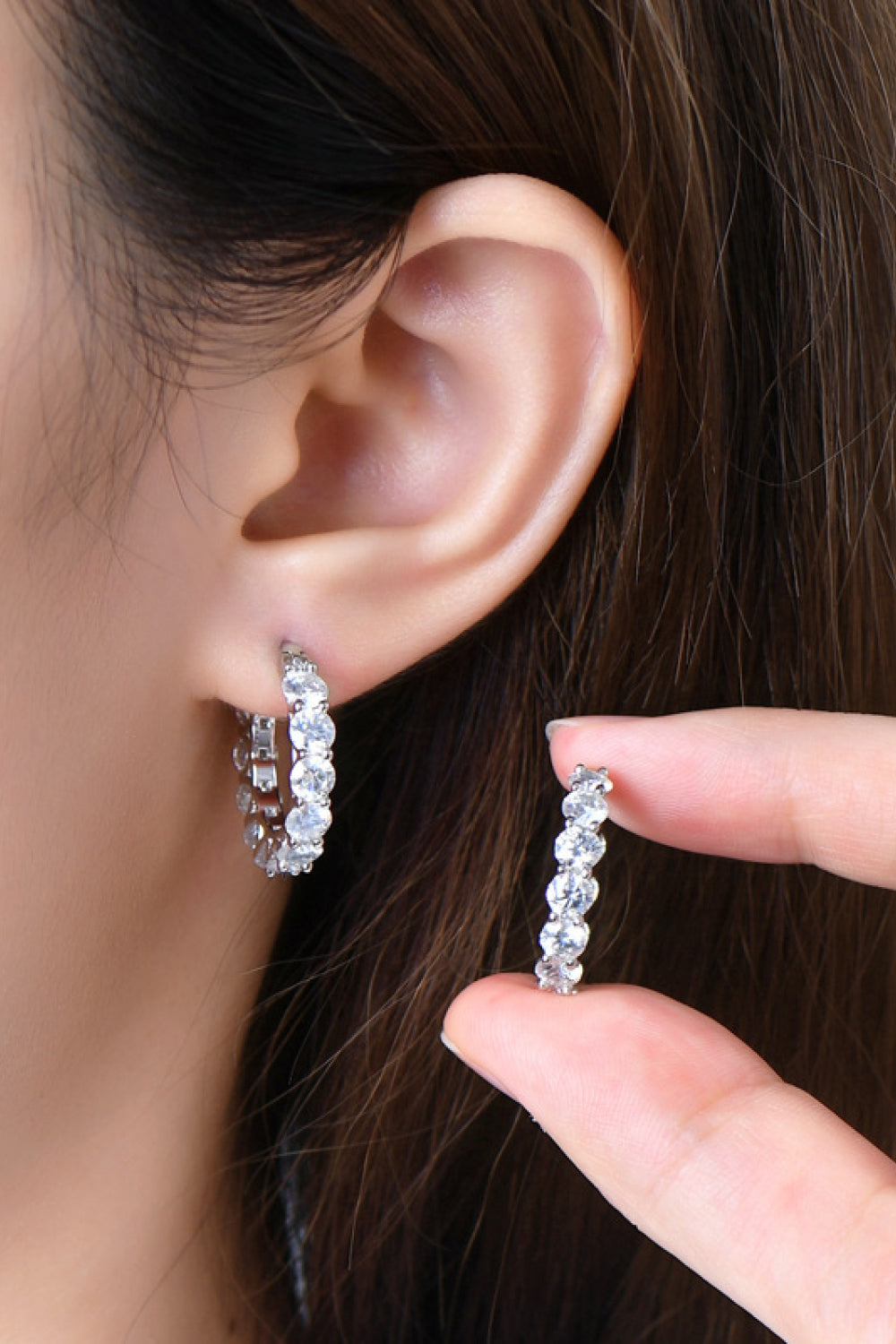 7.2 Carat Moissanite Everyday Earrings