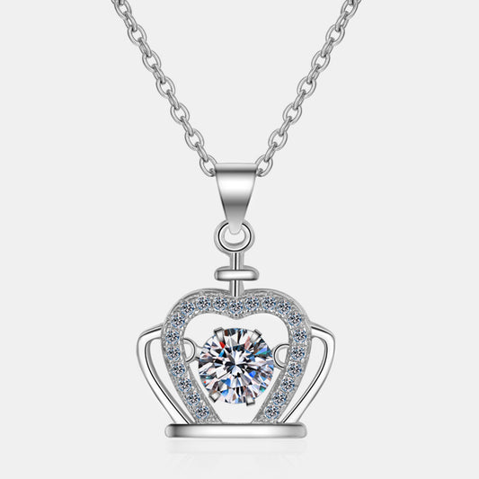 Moissanite Blessed Crown Necklace